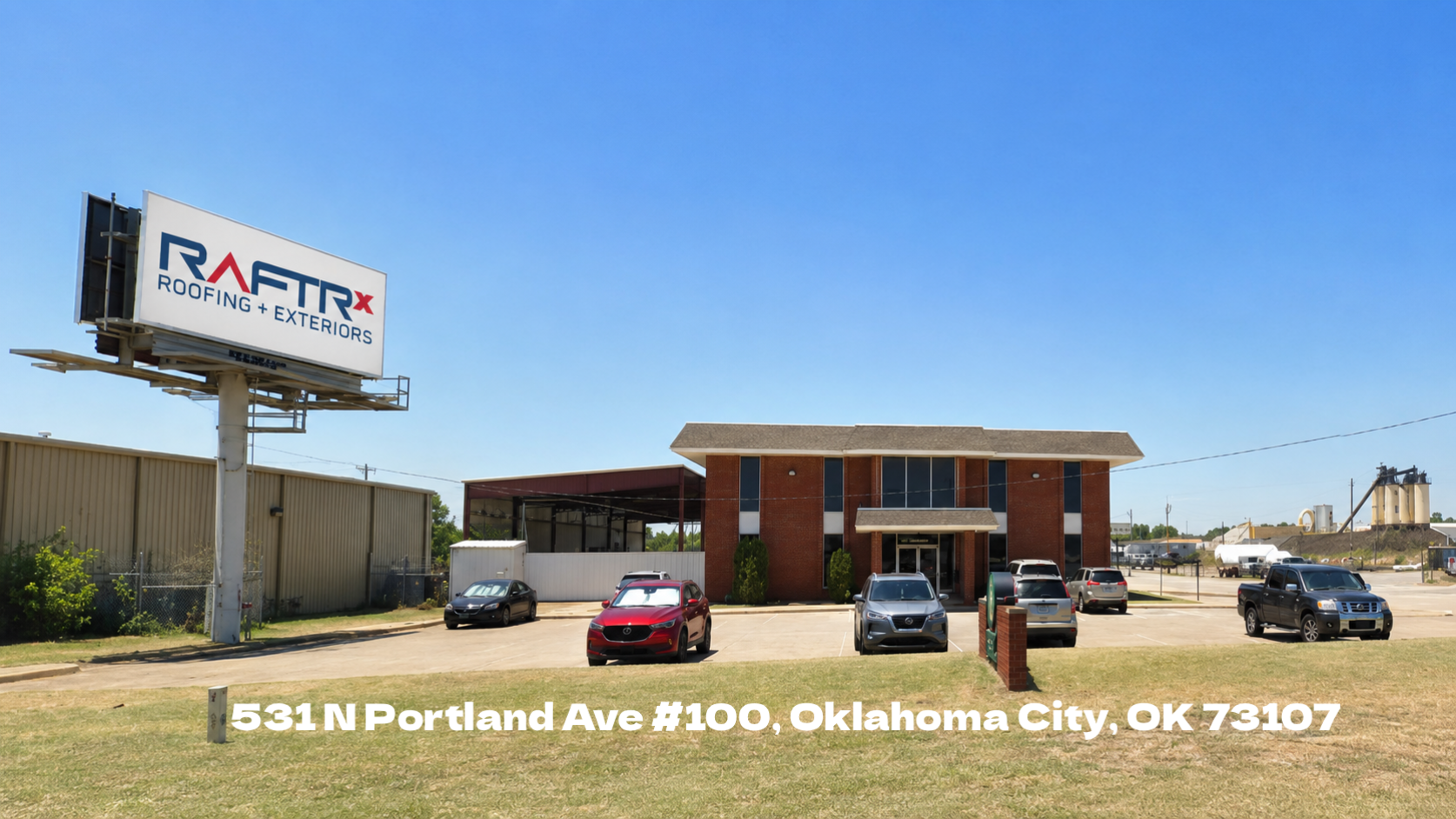 RAFTRx Roofing and Exteriors Oklahoma City office at 531 N Portland Ave #100, Oklahoma City, OK 73107